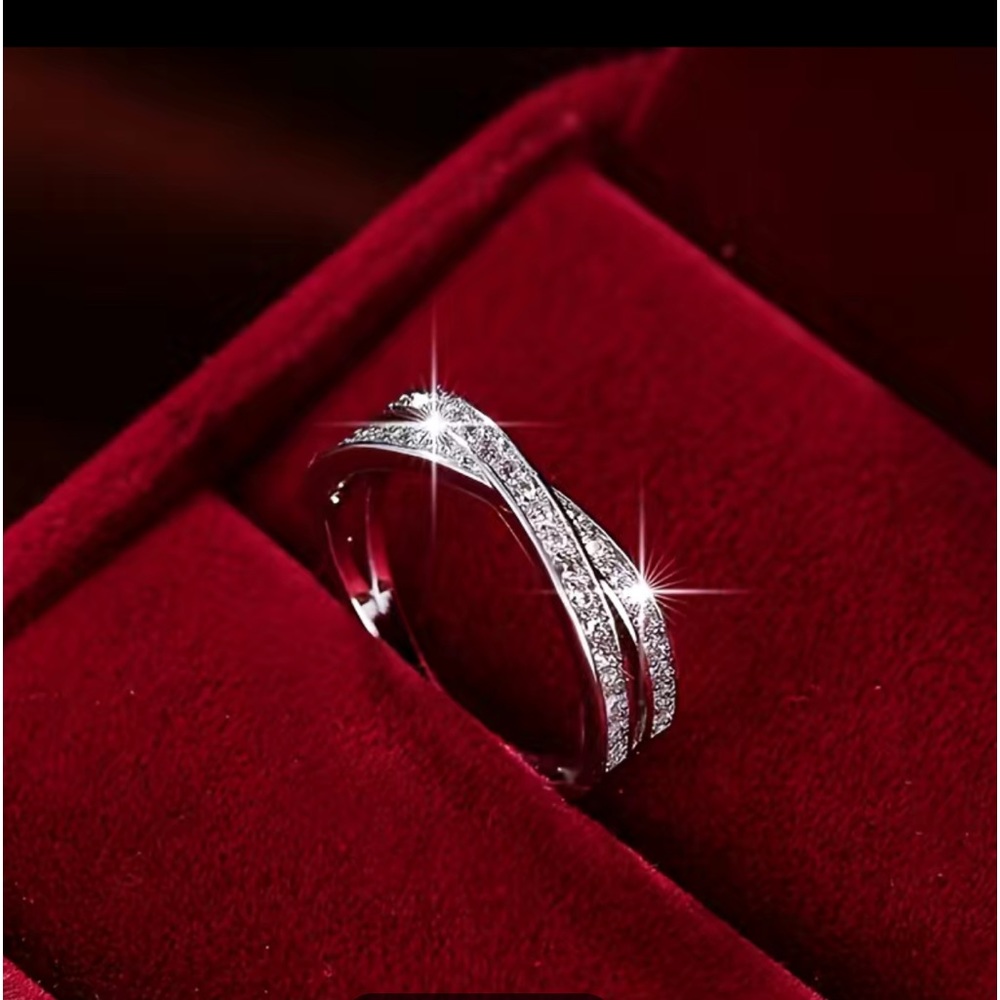 NEW Elegant Lab Created Diamond Ring